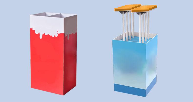 Custom Supermarket Display Cardboard Rack
